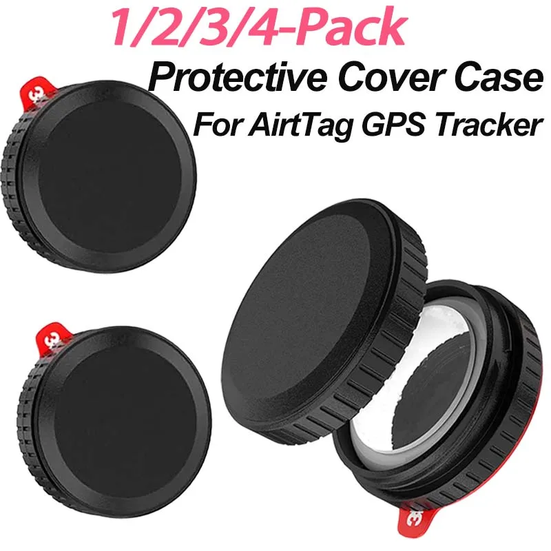 1/2/3/4 PCS Protective Cover Case for AirtTag GPS Tracker IP68 Waterproof Shockproof Holder For  Airtag Case for Bike Keys