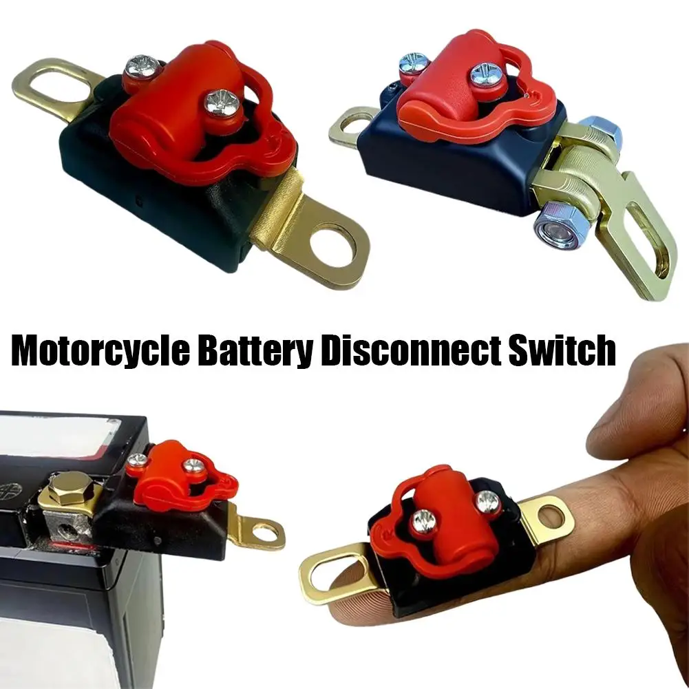 Battery Shut Off Tool 12V Anti-Leakage High Conductivity 12V Battery Cut Off Isolator for ATV Motorcycle Car Boat RV Truck