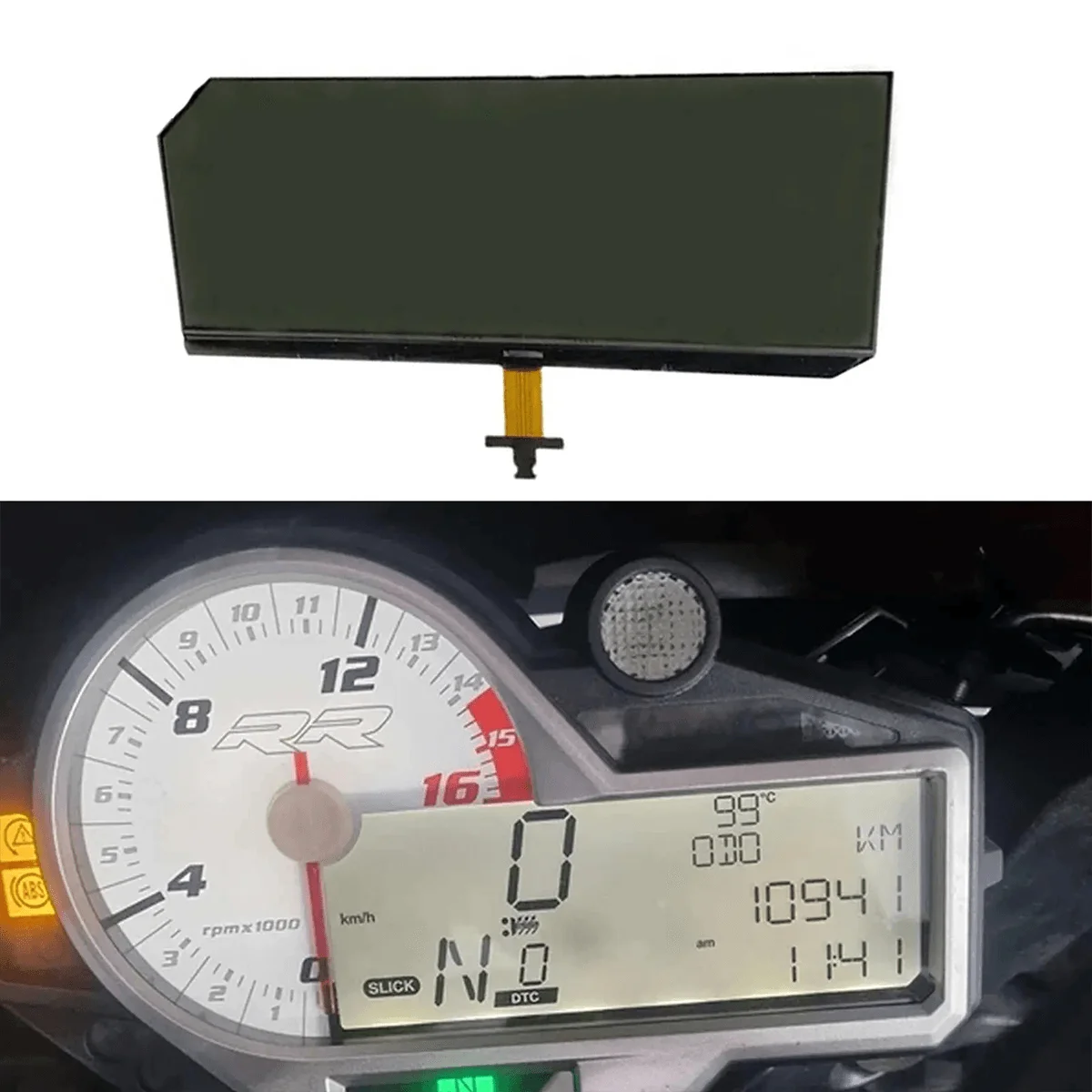 Motorcycle Speedometer LCD Display Screen for BMW S1000RR S1000 1000RR 2015–2018 Ultra Thin LCD Screen Dashboard Instrument Par