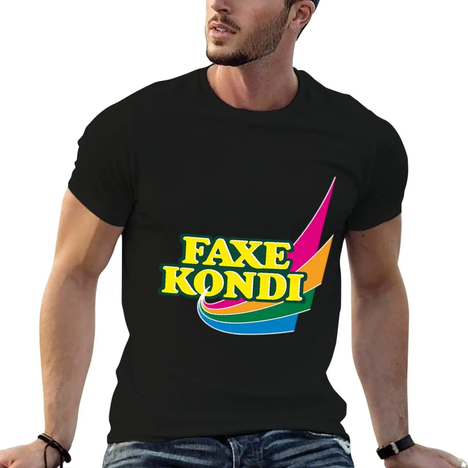 

Faxe Kondi Logo T-Shirt man t shirt graphic t shirts for man pack cotton T-Shirt