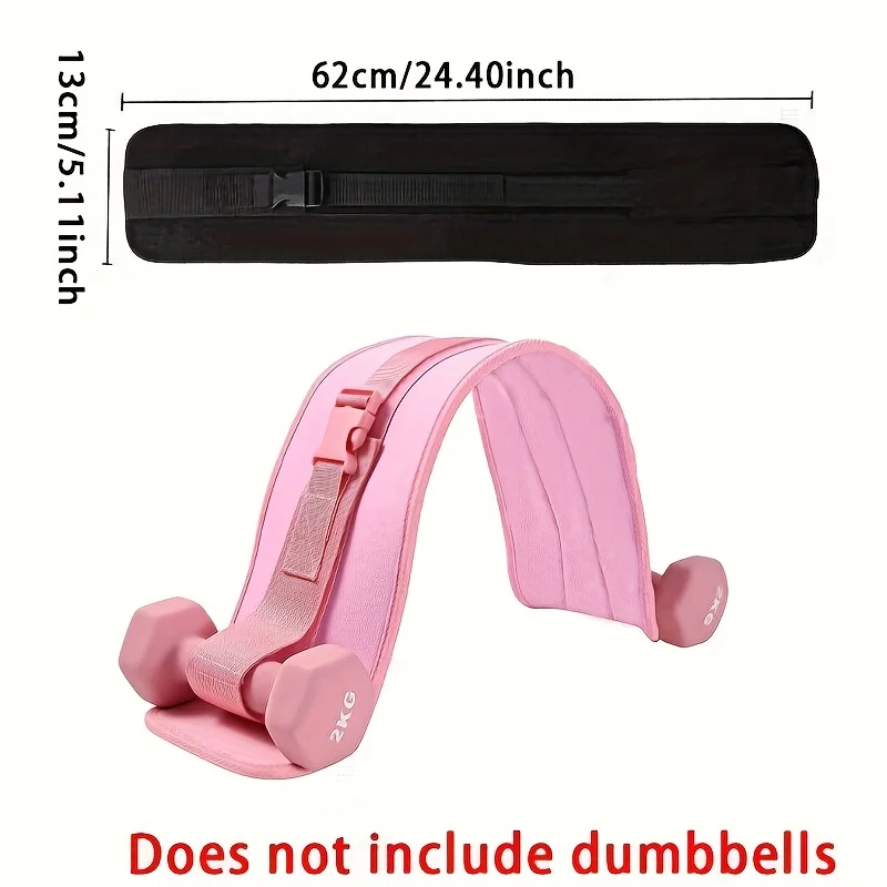 Butt Bridge Trainer Yoga Sport Dumbbell Waist Weight Belt Fitness Push Weight Assistance Band for Core Strength Training
