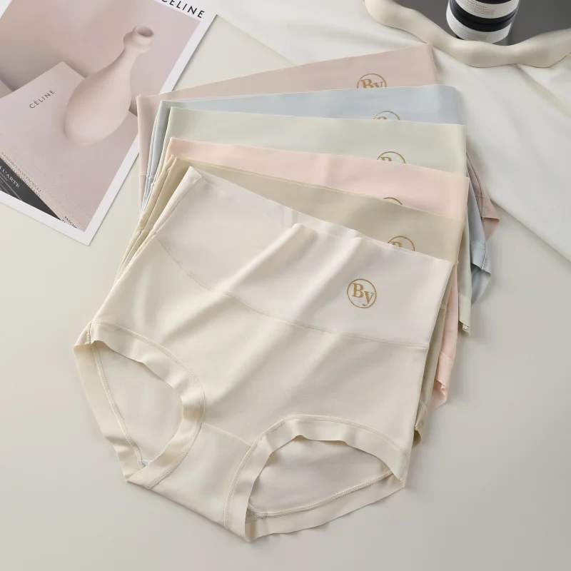 ชุดชั้นในบางของผู้หญิงแฟชั่นสำหรับผู้หญิงไร้รอยต่อชุดชั้นในเซ็กซี่กางเกงในสตรีสามเหลี่ยมกางเกงยีนส์เอวสูงใหม่