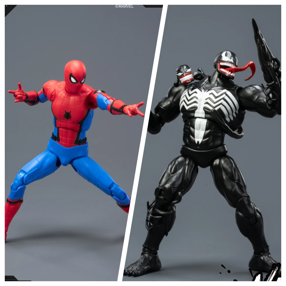 

New 1/12 Scale Plastic Model Kit 15cm Comic Version Venom Spider Man Figure Exquisite Assembly Of Figurines Models Dolls Toys