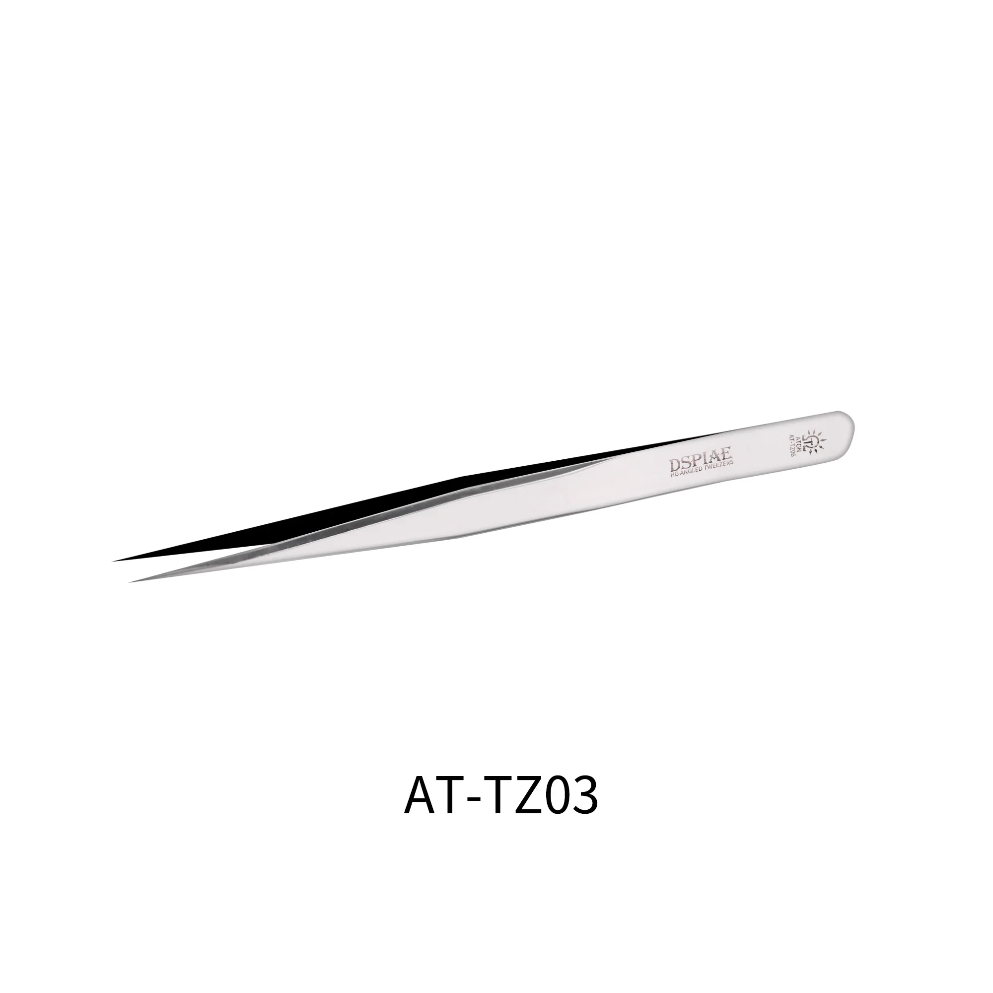 DSPIAE model making tool, anti-static straight pointed elbow specialized precision tweezers AT-TZ series