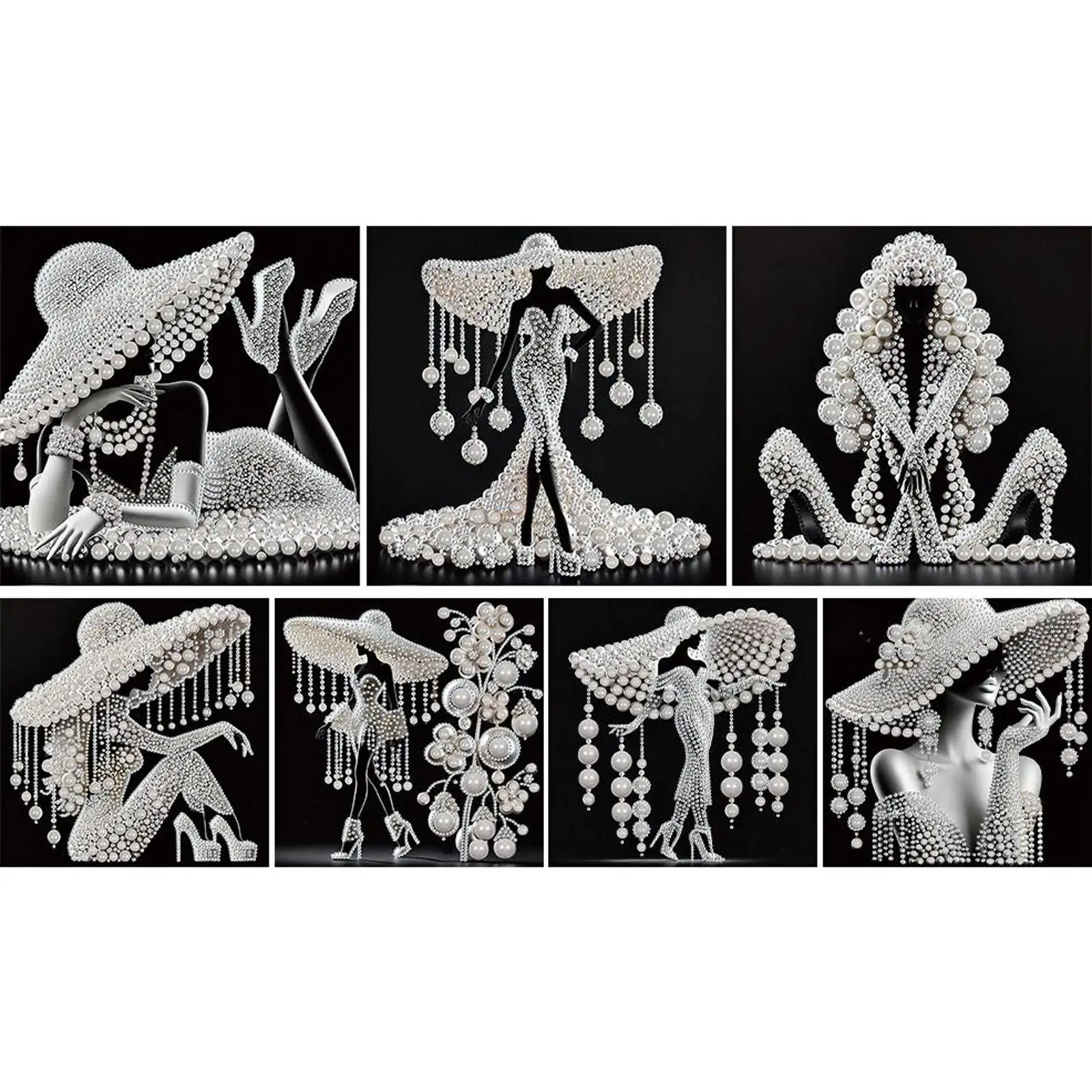 

5D DIY Частичная дрель специальной формы Набор для алмазной живописи Элегантное женское украшение Домашнее украшение Подарок