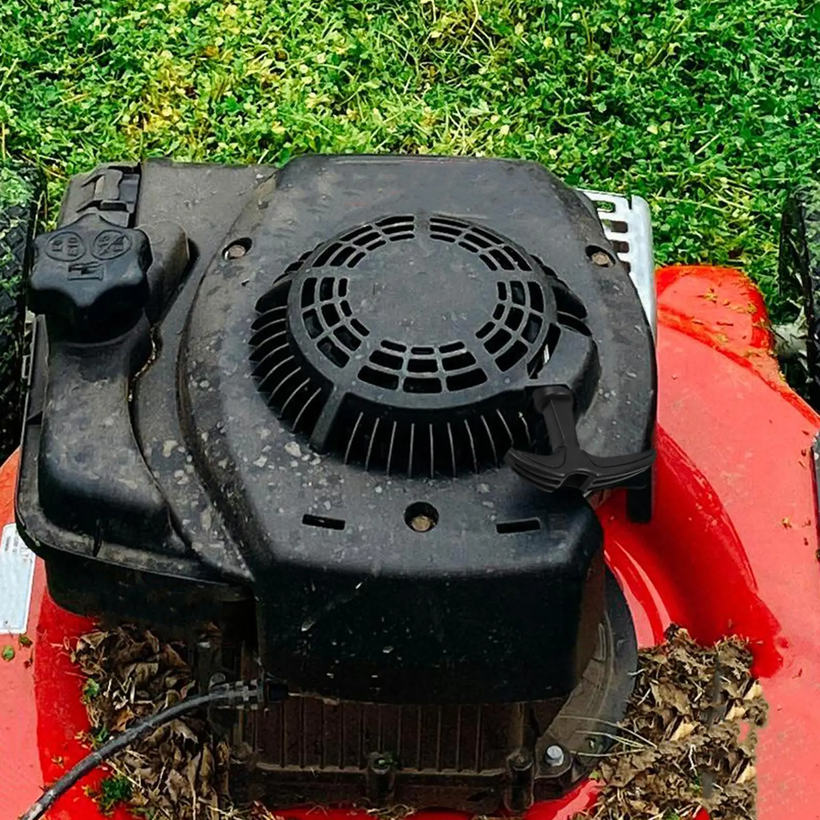 6 pçs cortador de grama starter lidar com cortador de grama puxar cabo para pequeno motor aparador de sebes mochila abs parafusos plástico
