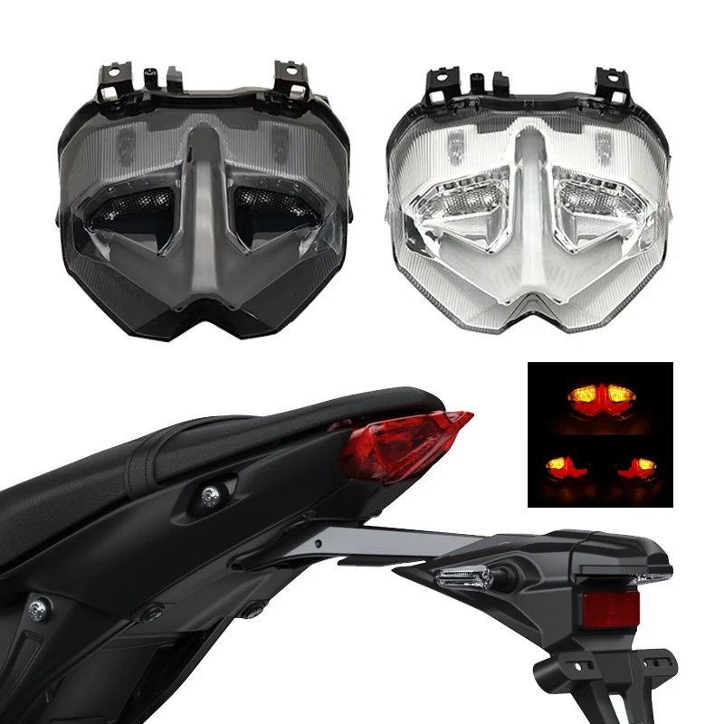 For Yamaha MT-09 FZ-09 FZ09 MT09 2021 2022 Motorcycle  Rear Tail Light Brake Turn Signals Integrated Motorcycle LED Light