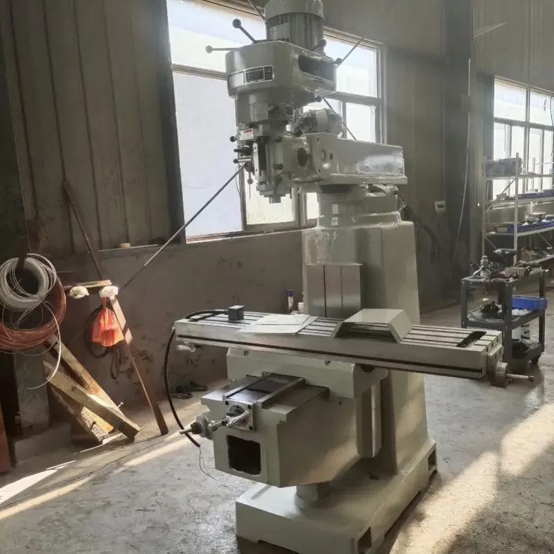 2025 newANDUUK Knee Type Manual Milling Machine Universal Milling Machine Heavy  Metal Turret Milling Fresadora
