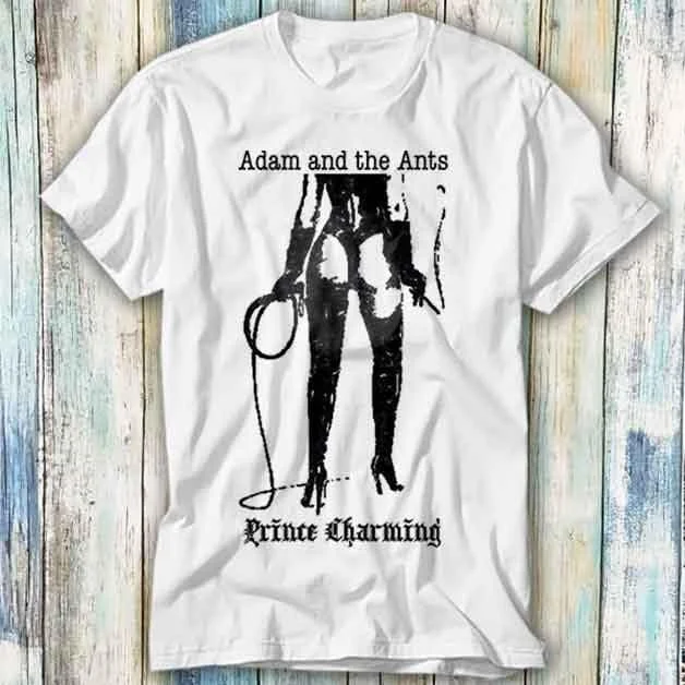 Adam And The Ants Prince Charming Vintage Cool Retro T Shirt Meme Funny Top Style Gamer Movie Music 732