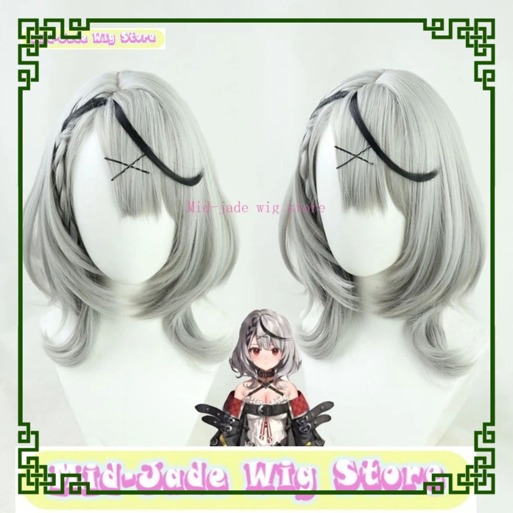 

Mid-jade Wig Store Hololive Chloe Sakamata Cosplay Wig Anime Game Cosplay Three Styles Synthetic Wig