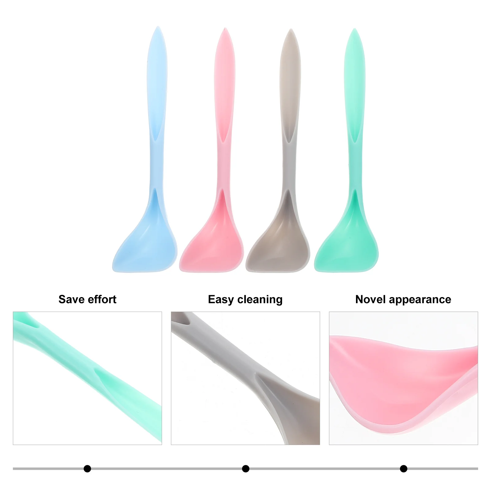 

4Pcs Pet Feeding Can Spoon Multi-Function Convenient Stirring Spoon Household Cat Dog Accessory Cat Supply Dog Supply