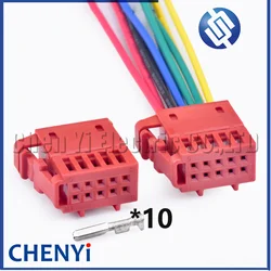 10 Pin Car light rotating switch connector Car sunshade seat adjustment plug 6R0972930A 6R0 972 930 A 0-1670990-2