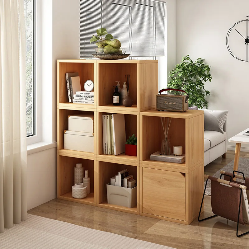 Under the stairs, the locker is freely combined, the lattice cabinet