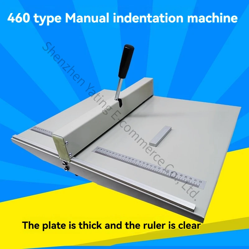 A3 Indentation Machine H460 Manual Indentation Machine, Creasing Machine Photo Book Album Greeting Card Cover Folding Machine