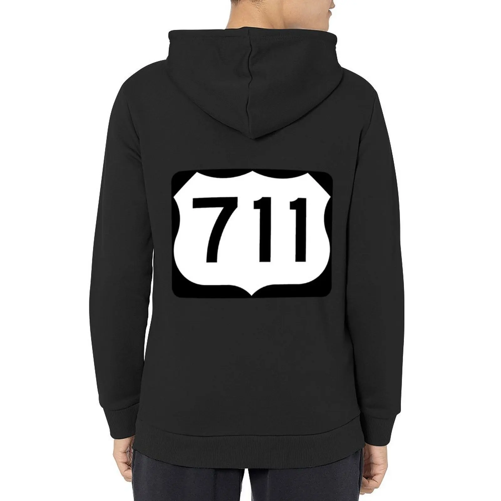 

US Highway Route 711 Hoodie mens clothes anime clothing graphic t shirts men fashion men graphic hoodie