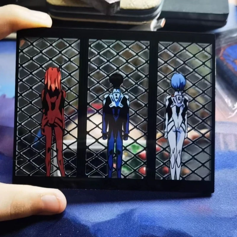 신세기 에반게리온 아야나미 레이 아스카 랭글리 소류 크리 에이 티브 맞춤형 애니메이션 주변 장치 아크릴 투명 카드 사진