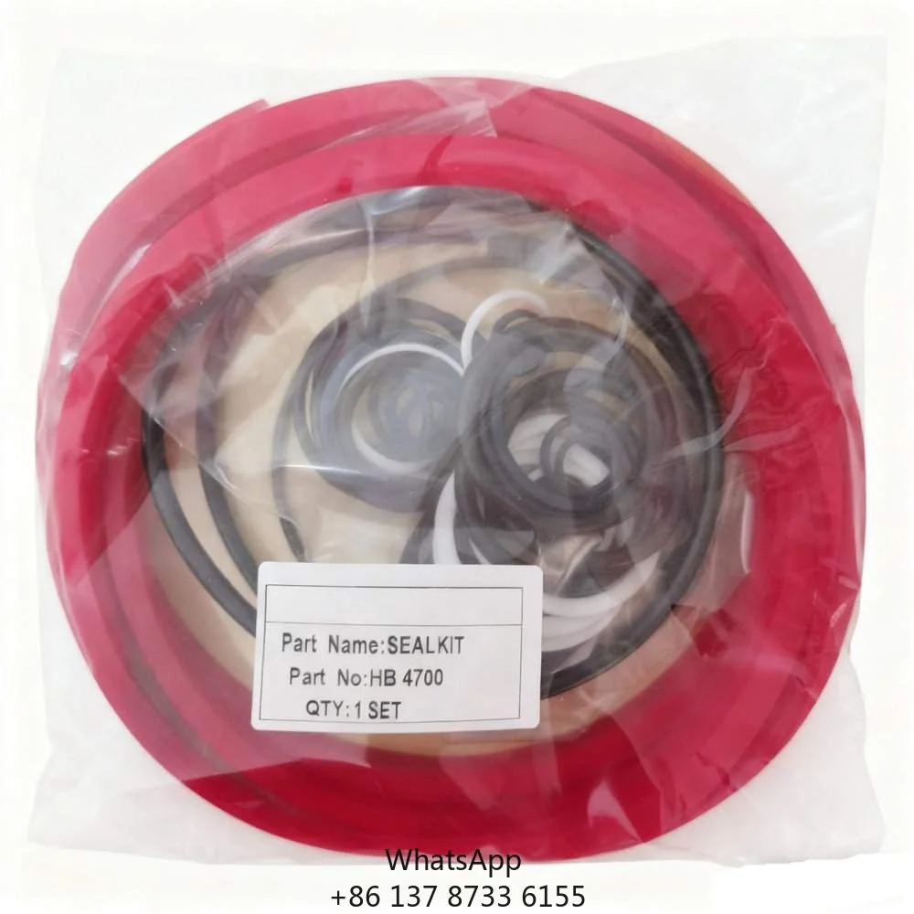 Excavator Parts Hydraulic Hammer Diaphragm Chisel HB4200 HB4700 HB5800 HB7000 Rock Breaker Cylinder Oil Seal Kits 100% New