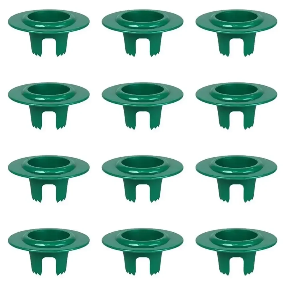 6 uds. Protector cabezal aspersor de plástico, cubierta pulverización redonda de profundidad ajustable, color verde, fácil