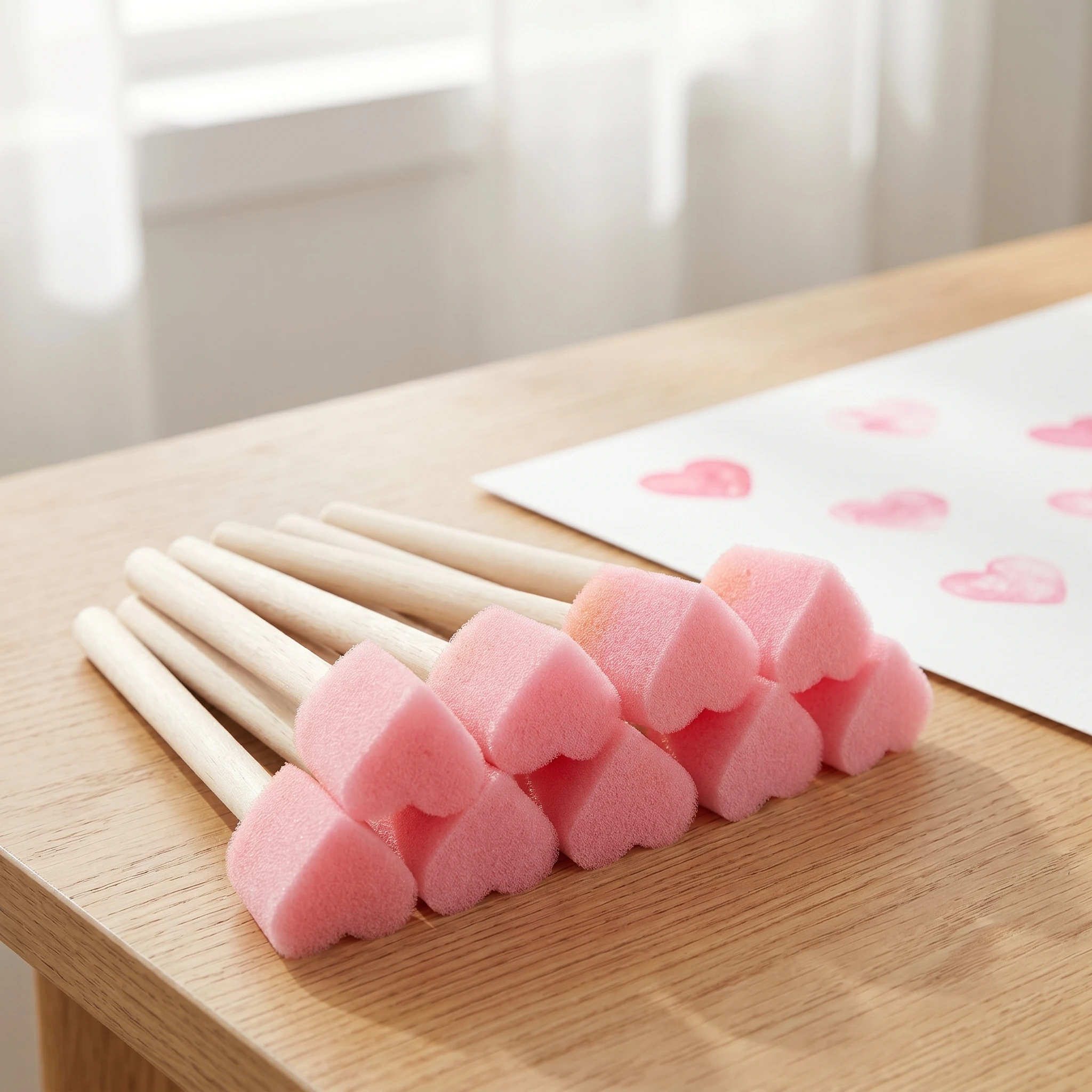 Heart Shape Sponge Painting Br - Art Craft Love recension och pris