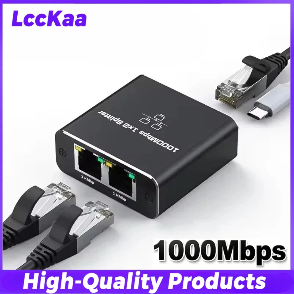 Gigabit Ethernet Switch Ethernet Splitter 1 Naar 2/3/4 1000Mbps Rj45 Splitter LAN Gigabit Uitbreidingsadapter voor Router PC Laptop