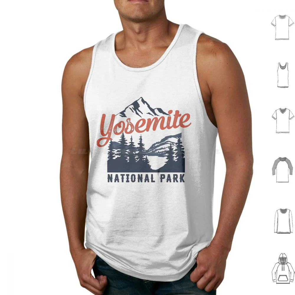 Yosemite National Park Est 1890 Gift Tank Tops Print Cotton…