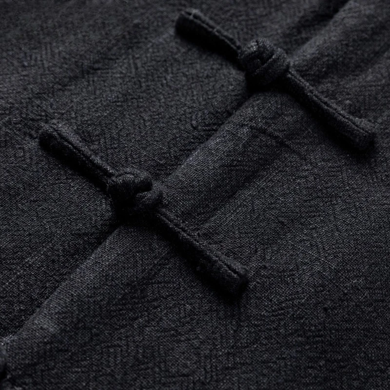 Tai Chi-Robe im Wudang-Stil, langärmelig, Leinenmischung, Kampfsportuniform, traditionelle chinesische Kung-Fu-Kleidung für Männer und Frauen