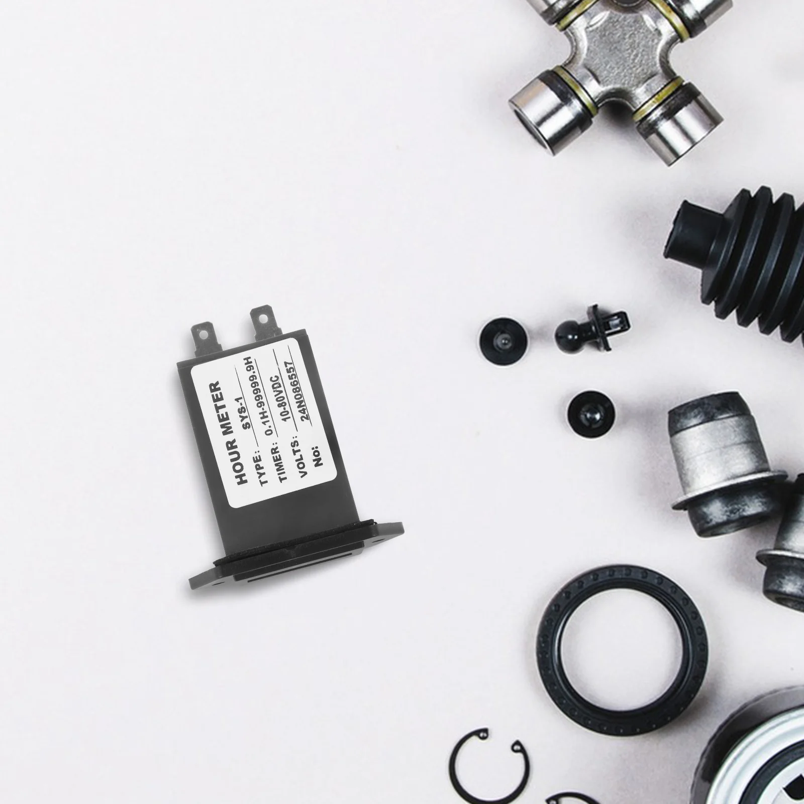 

Machinery Timer with Clear Display Easy Installation for Lawn Mower and Excavator Maintenance Tool