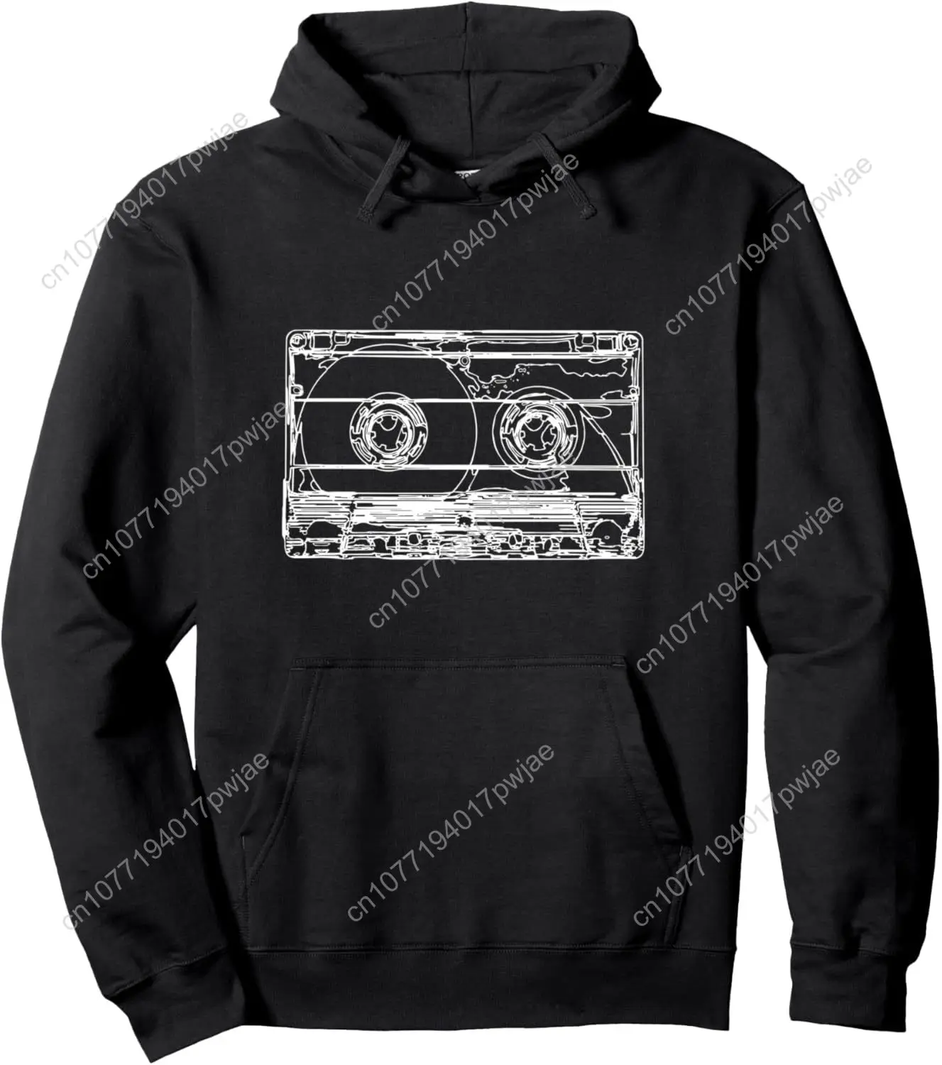 

Retro Mixtape Cassette Tape 90s Party Outfit Oldschool Pullover Hoodie