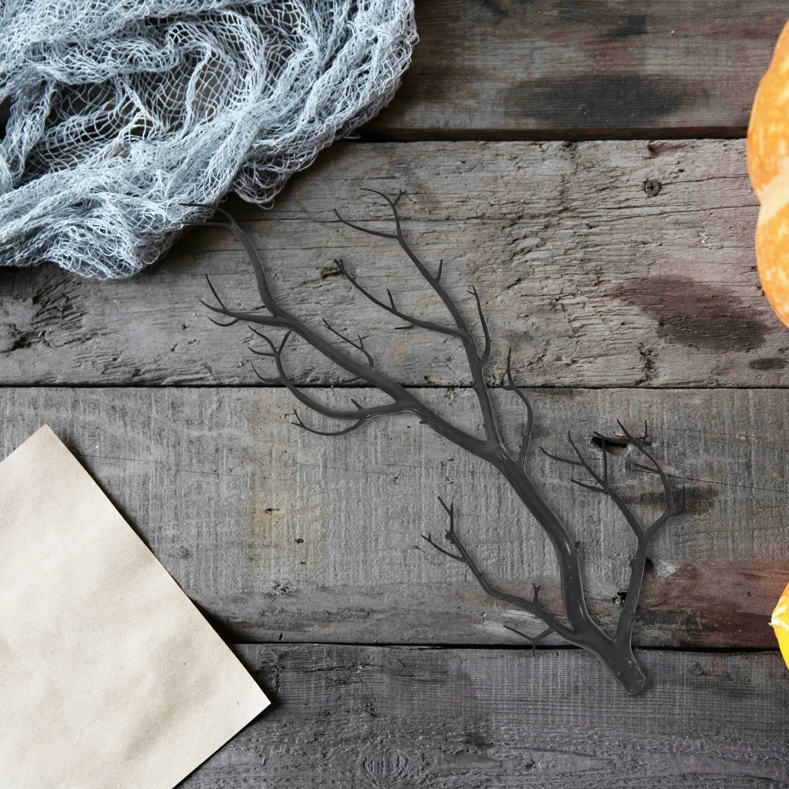 

2Pcs Artificial Antler Dried Tree Branches Halloween Christmas Decorative Fake Twigs DIY Home Craft Decor Christmas Twig Tree