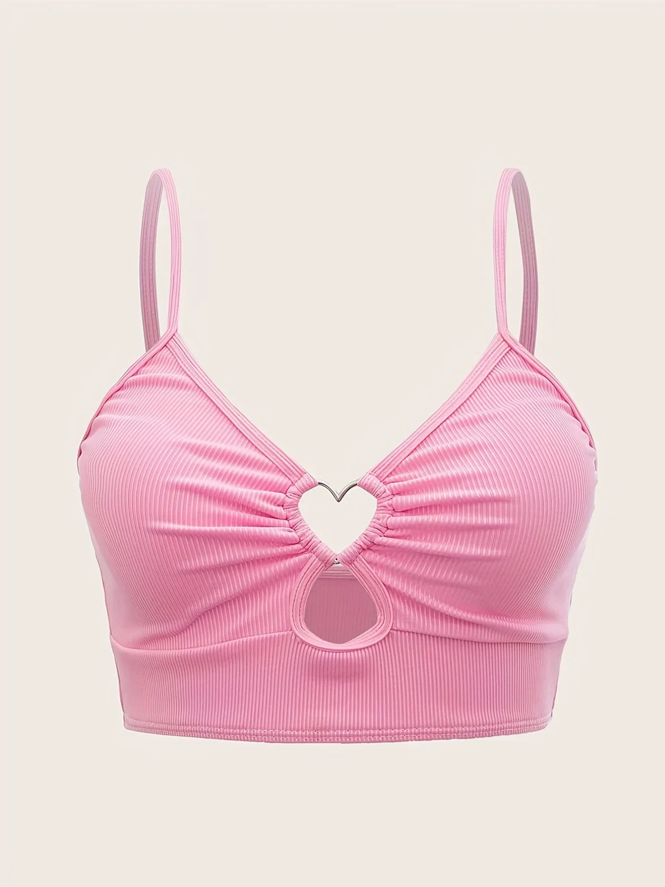 

VigoCasey 2025 Bikini Solid Color Tops Tied Swimsuit Women Sexy Push Up Back Less Swimwear Brazilian Beach V Neck Bathing Suit