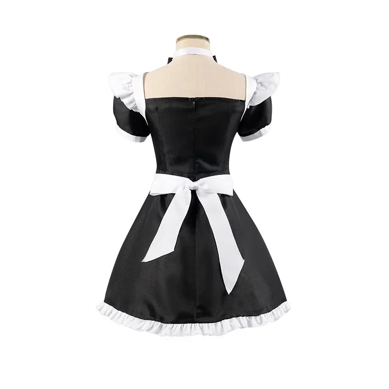 

Bocchi anime The Rock cosplay Goto Hifri maid cosplay black and white dress full set Halloween Comic Con women girls dress