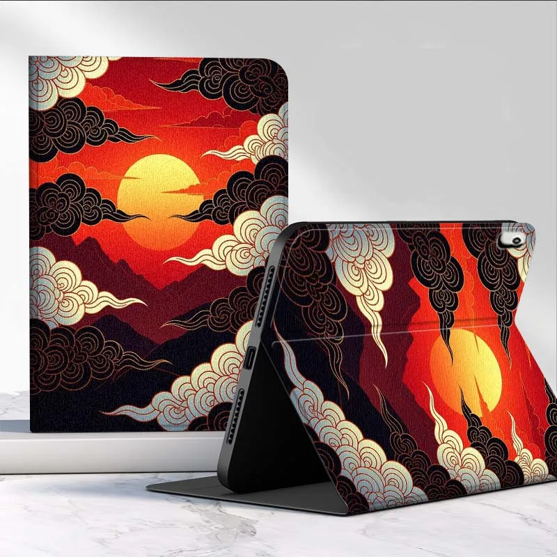 Art Cloud Design For Apple iPad Pro Air Mini 3 7.9 8.3 10.5 11 12.9 13 Inch 2025 M4 M5 M3 M2 5th Tablet Case