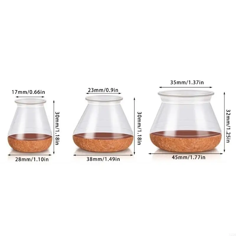 x37b 16pcs سيليكون كرسي حماة أرضية الساق شعرت أغطية أغطية أغطية للأثاث السفلي للخدش وتقليل الضوضاء