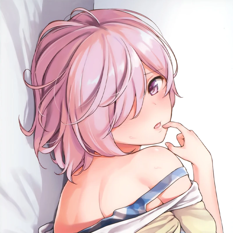 Dakimakura mashu kyrielite الكبار أنيمي المخدة وسادة السرير وسادة على الوجهين الطباعة الحياة الحجم الجنس المخدة #2