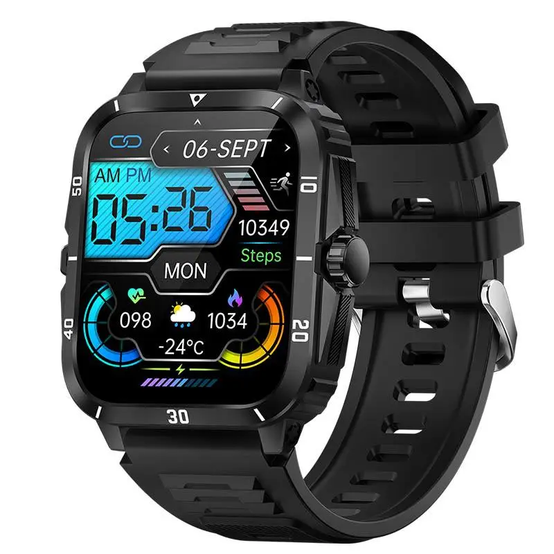 NewKT71Smart Watch3ATMDeep reloj deportivo impermeable para exteriores, cronómetro de larga resistencia, temporizador, borde