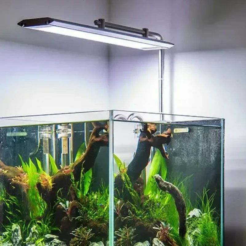 Aquarium Lighting APP Control WEEK AQUA M Series LED Full Spectrum Plant Grow Light with Cycle Timer Telescopic Fish Tank Light