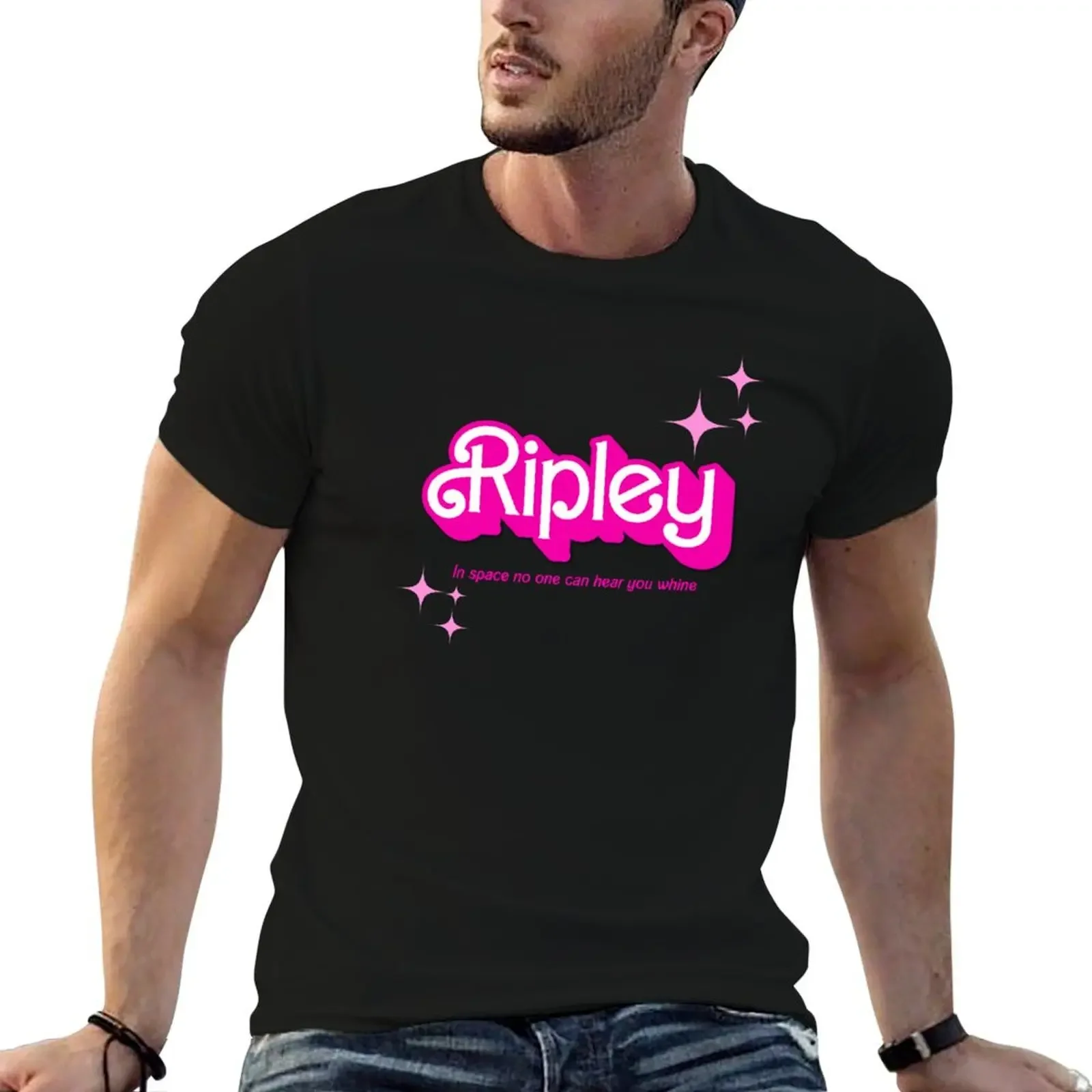 Ripley: THE strong female character, because in space no one can hear you whine. T-Shirt tops anime clothing for men