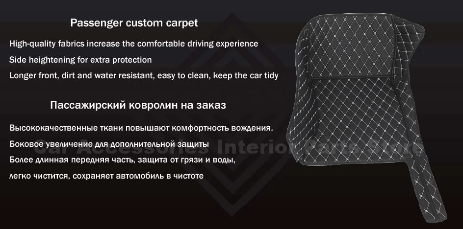 Car Floor Mats For FAW Besturn X80 2017 2018 2019 2020 Car Accessories Interiors Covers Rugs interior parts Leather Car Mats