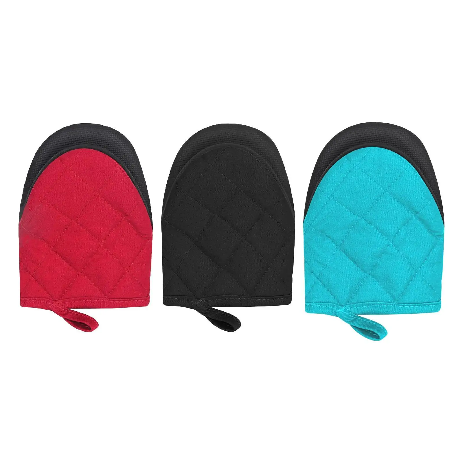 Heat Insulated Oven Glove Non Slip Surface Cooking Mitten for Kitchen Microwaves Food Prep
