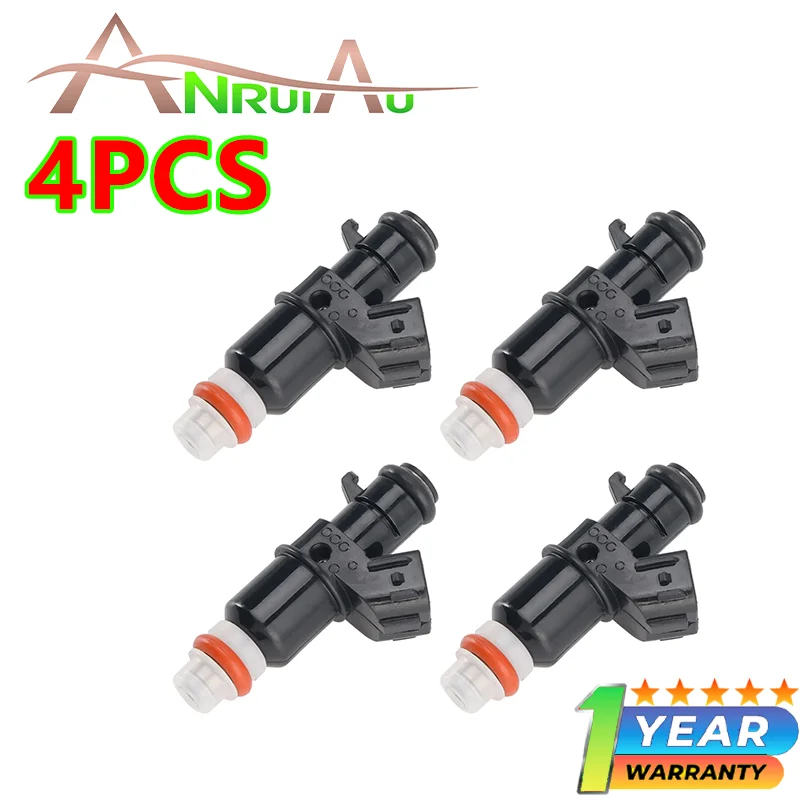 4 Inyectores de Combustible 16450-RZP-003 Compatibles con Honda CR-V Accord Pilot Odyssey Ridgeline Acura MDX TL Saturn Vue 2003-2015
