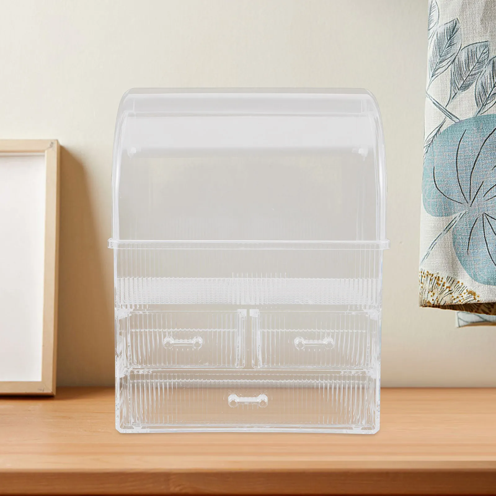 

Large Capacity Acrylic Makeup Organizer Box Desktop Storage Box Drawers Transparent Organizer for Cosmetics Jewelry