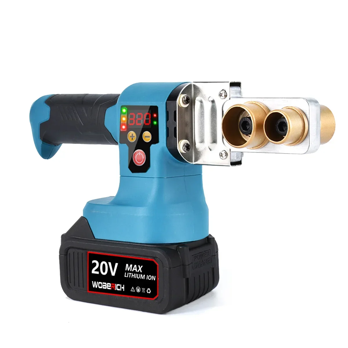 Cordless Hot Melt Machine Electric PPR Water Pipe Melter Plastic Welding Machine Max 320° For Makita 18V Battery