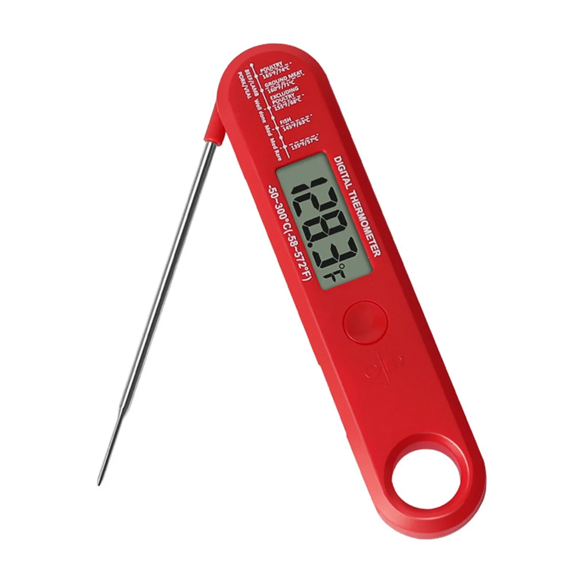 A79I Folding Meat Thermometer Digital Instant Read Meat Thermometer for Grill Cooking for Kitchen Outside, BBQ, Bakery