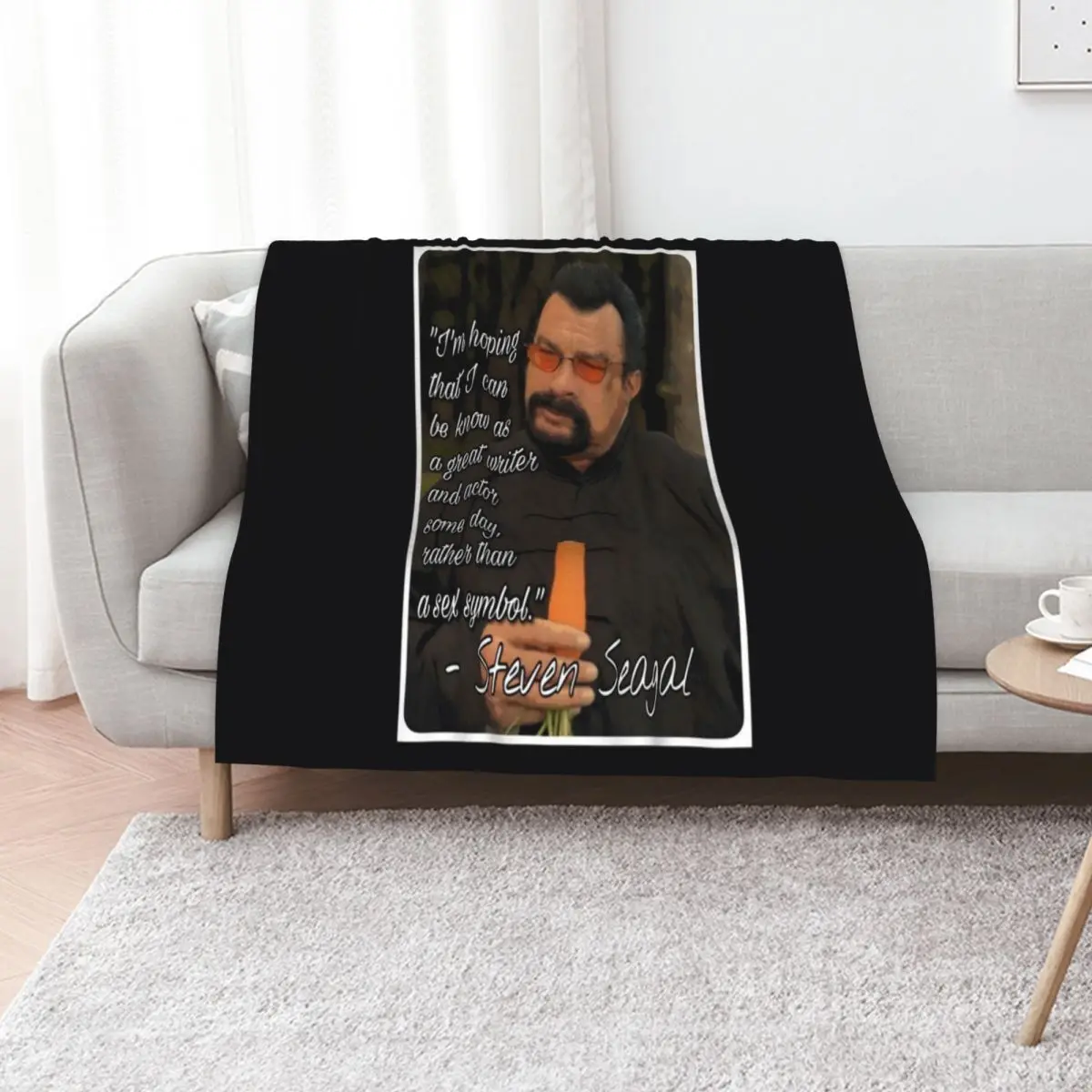 Steven Seagal Sex Symbol Throw Blanket Winter beds Picnic Heavy Personalized Gift Thermals For Travel Sofa Quilt Blankets