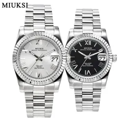 NH35 Watch MIUKSI 36mm 40mm Mechanical For Men Automatic Sapphire Stainless Steel Luxury Waterproof Wristwatch Reloj Hombre