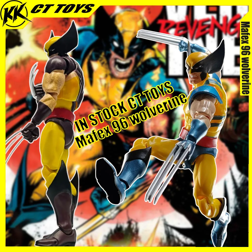 

Ct Toys Mafex 96 Wolverine Figure Brown Comic X-Men Action Figure Mafex 138 Shf Anime Figurine Pvc Model Collectibles Toy Gifts