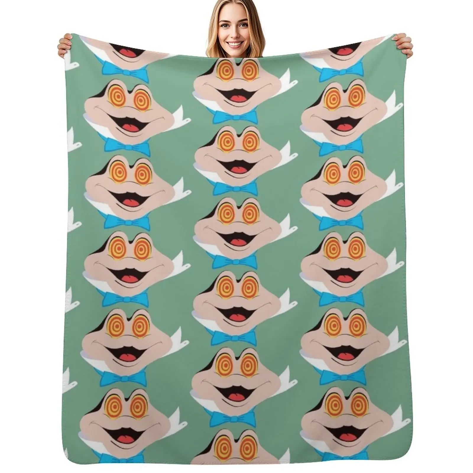 

Mr. Toad Throw Blanket Easy Care Comfortable Blanket for Couch