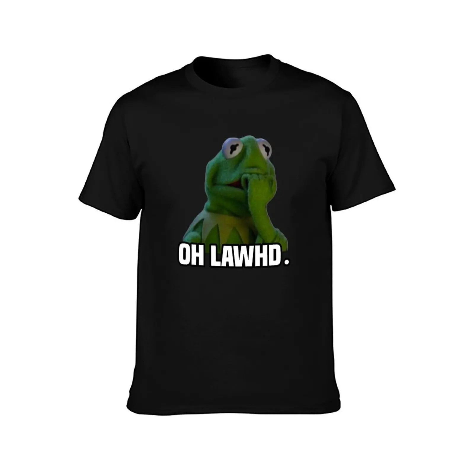 kermit meme T-Shirt t shirt man cotton T-Shirt