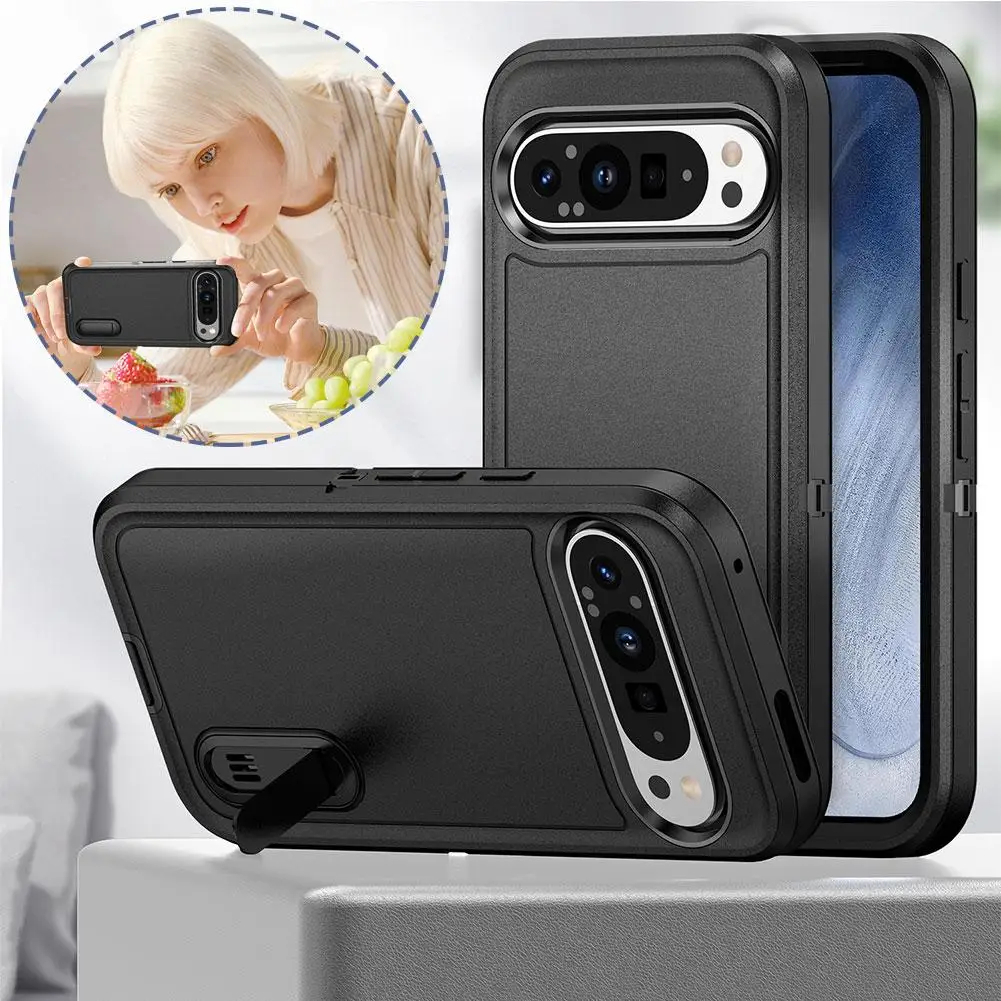 For Google Pixel 9 / 9 Pro / 9 Pro XL Case Nillkin Super Frosted Hard PC Soft Edge For Magnetic Protection Cover O6V6