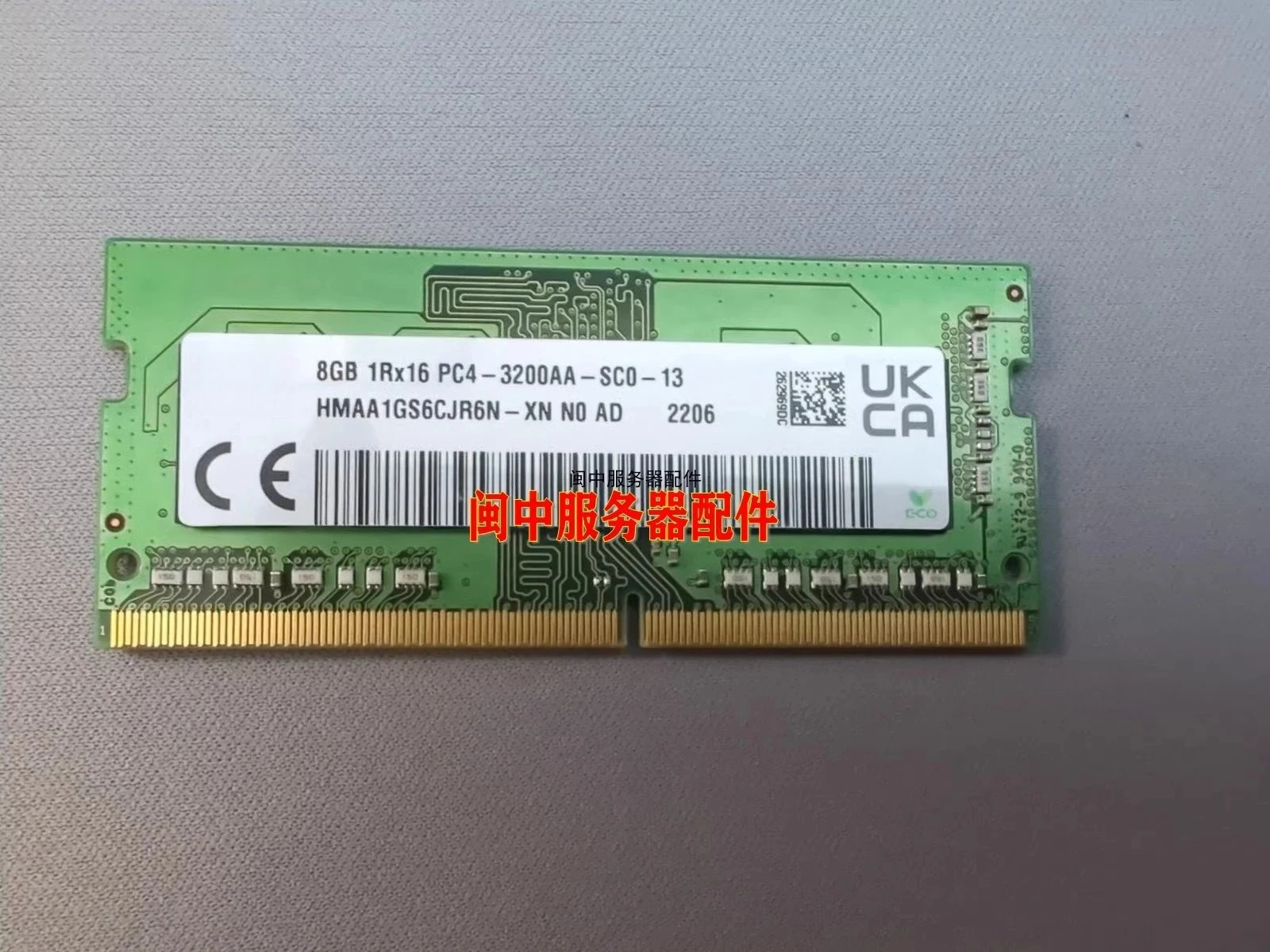 

For SK Hynix 8G 1RX16 PC4 3200AA DDR4 Notebook Memory HMAA1GS6CJR6N-XN